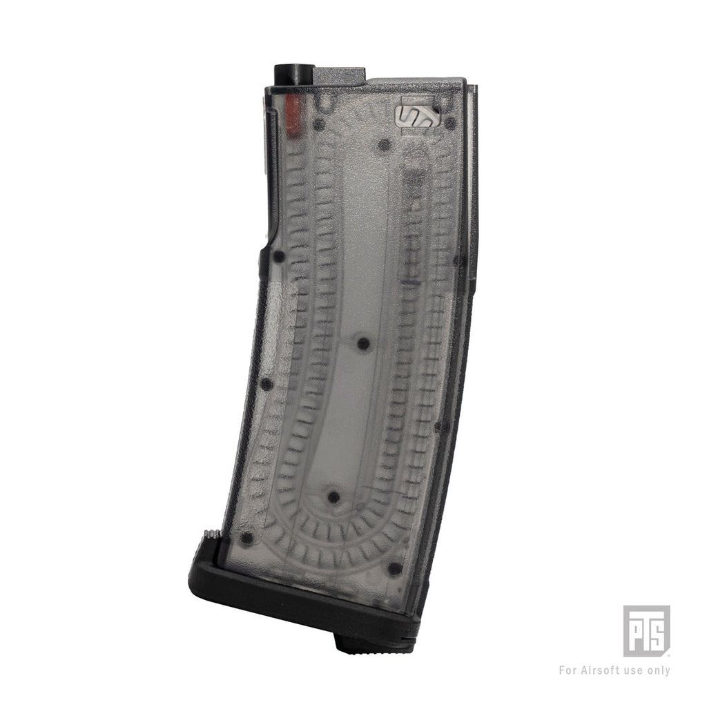 PTS TPM-AR 150rd Mid-Cap AEG Magazine – Translucent Black