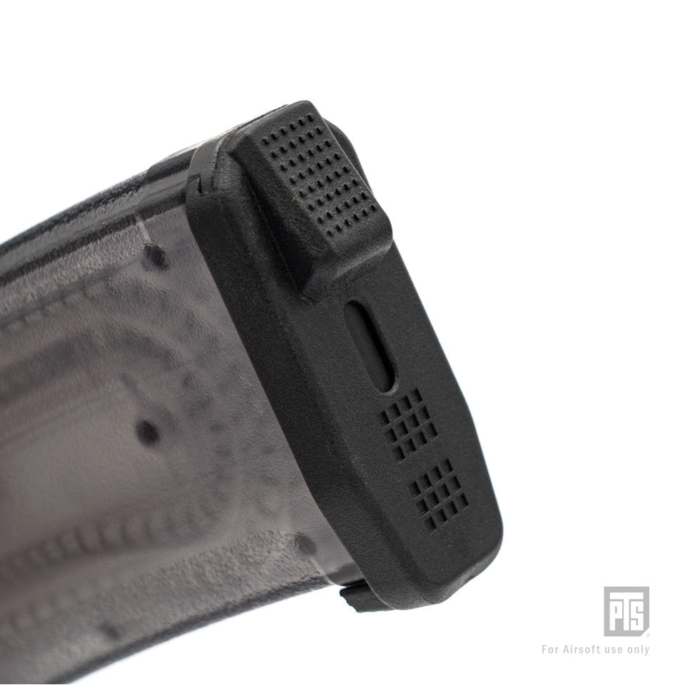 PTS TPM-AR 150rd Mid-Cap AEG Magazine – Translucent Black