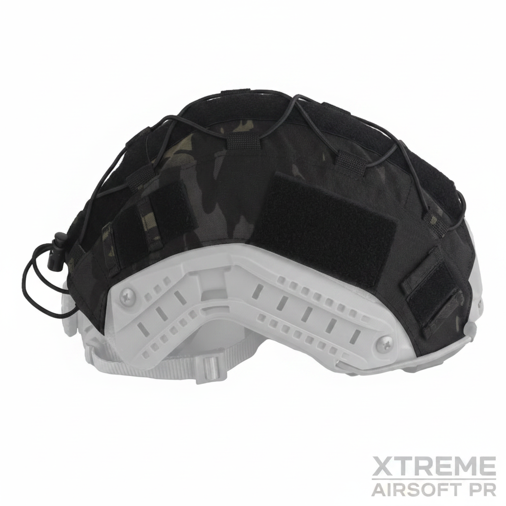Xtre Tactical Helmet Cover – Multicam Black