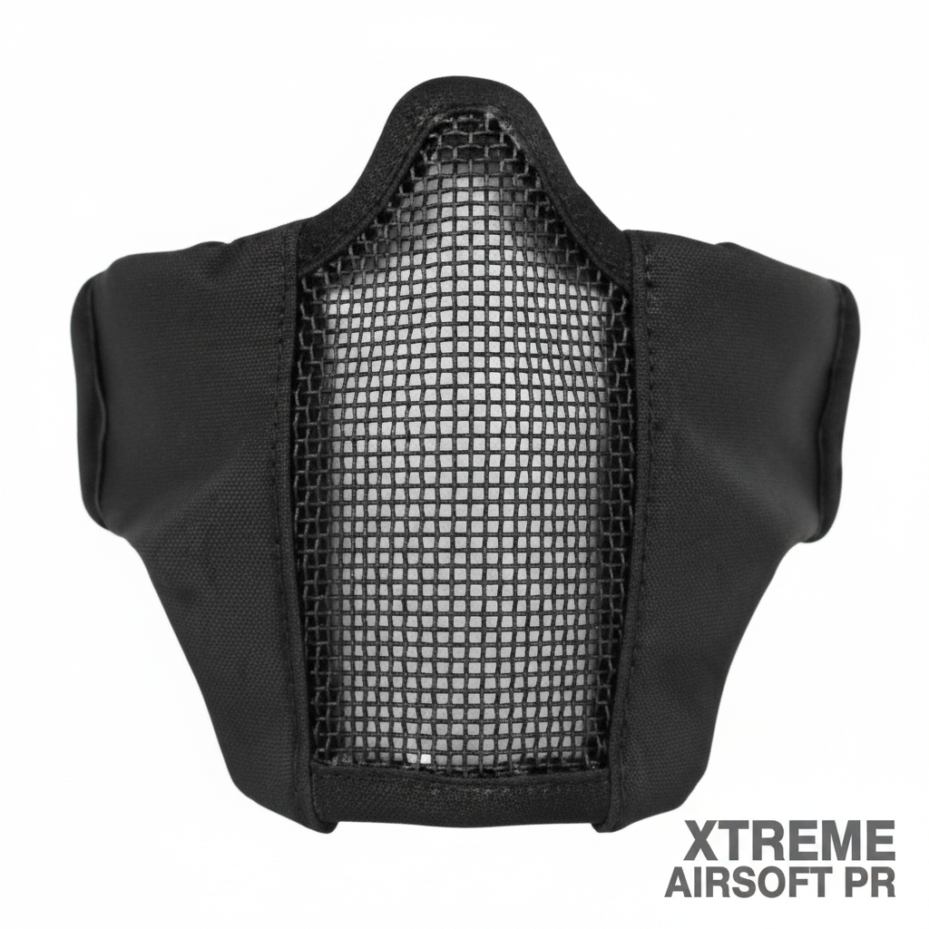 Matrix Tactical Half Face Mesh Mask Black - Xtreme Airsoft PR