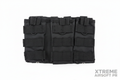 Xtre Tactical Triple MOLLE M4 Magazine Pouch Black - Xtreme Airsoft PR