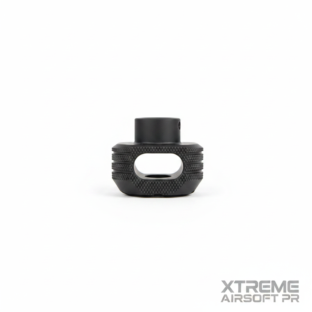 Retro Arms CZ 14mm Positive CNC Muzzle Brake Type D - Xtreme Airsoft PR