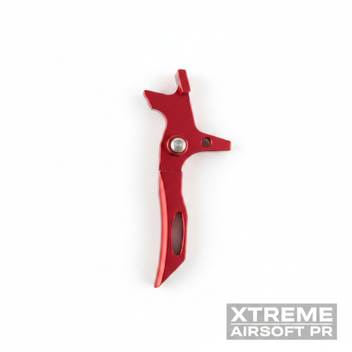 Castellan CNC Aluminum Trigger V2 Gearbox Red - Xtreme Airsoft PR