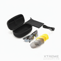 Xtre Tactical 4-Lens Interchangeable Tactical Glasses Kit - Xtreme Airsoft PR