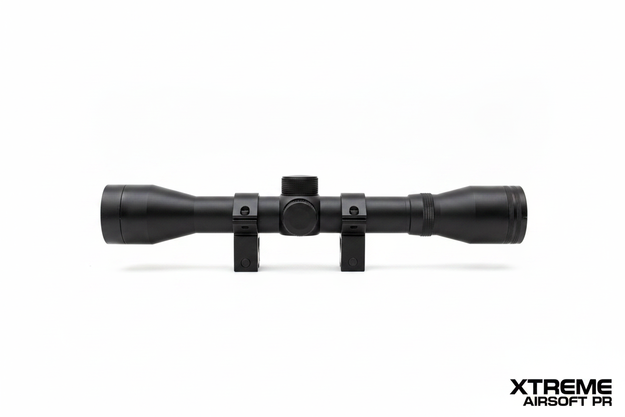 Hatsan Optima 4x32 Rifle Scope with Rings - Xtreme Airsoft PR