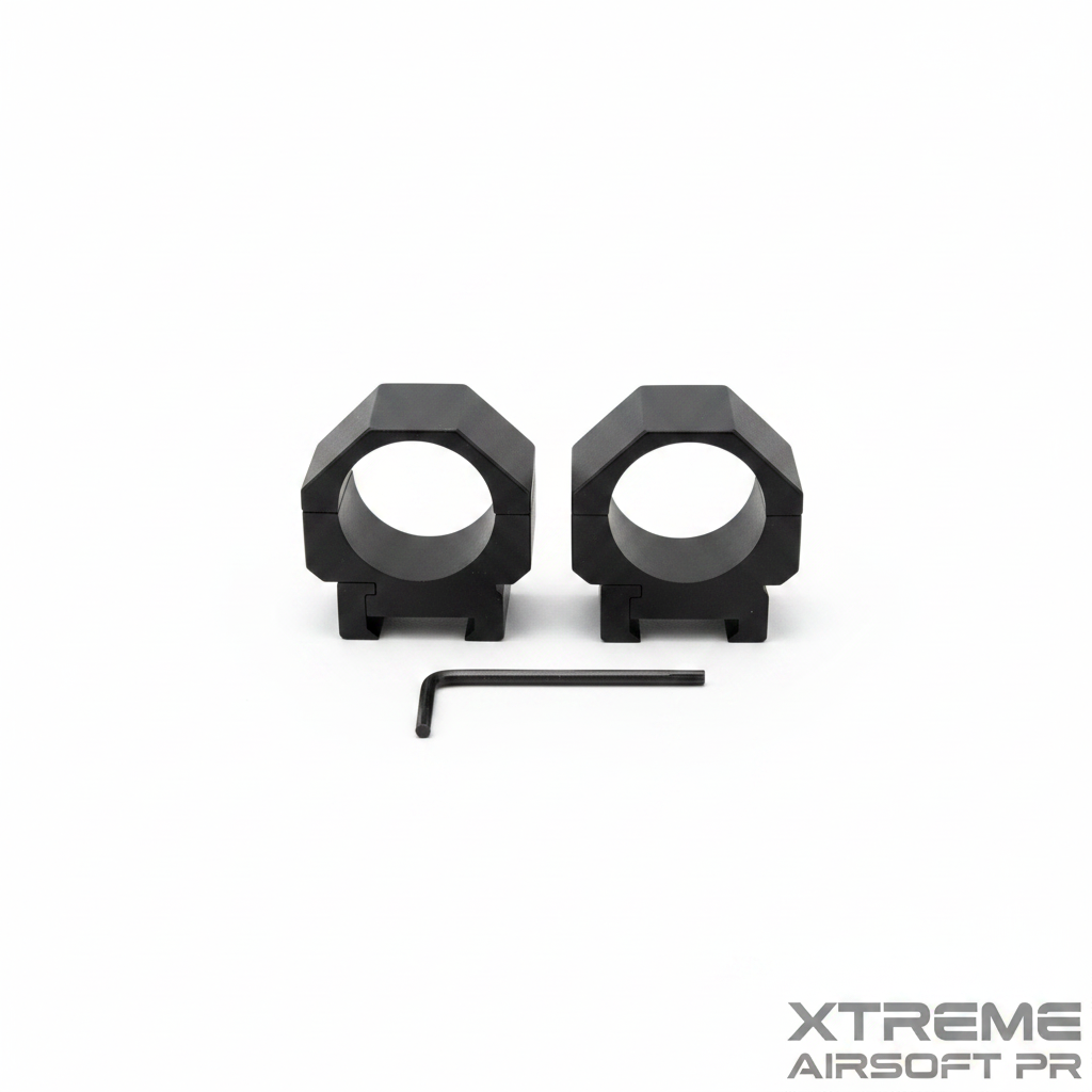 AIM Sports 30mm Scope Rings Set Low Profile - Xtreme Airsoft PR