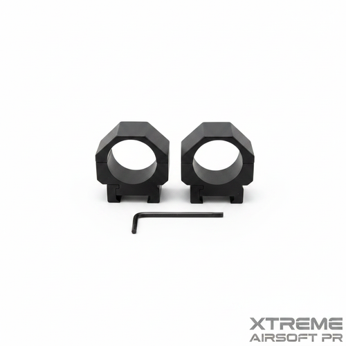 AIM Sports 30mm Scope Rings Set Low Profile - Xtreme Airsoft PR